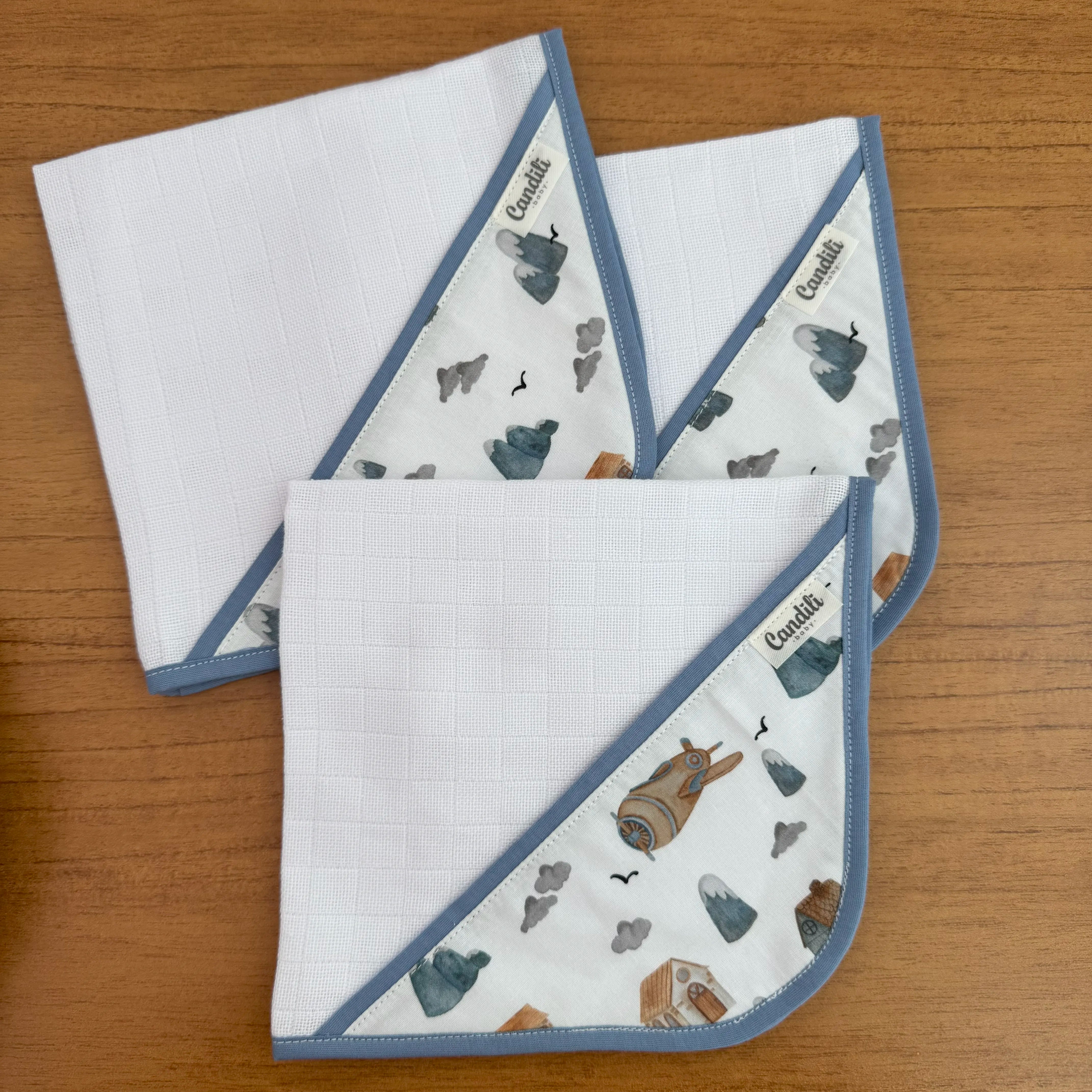 Kit Maternidade 20 peças - Carros e Montanhas