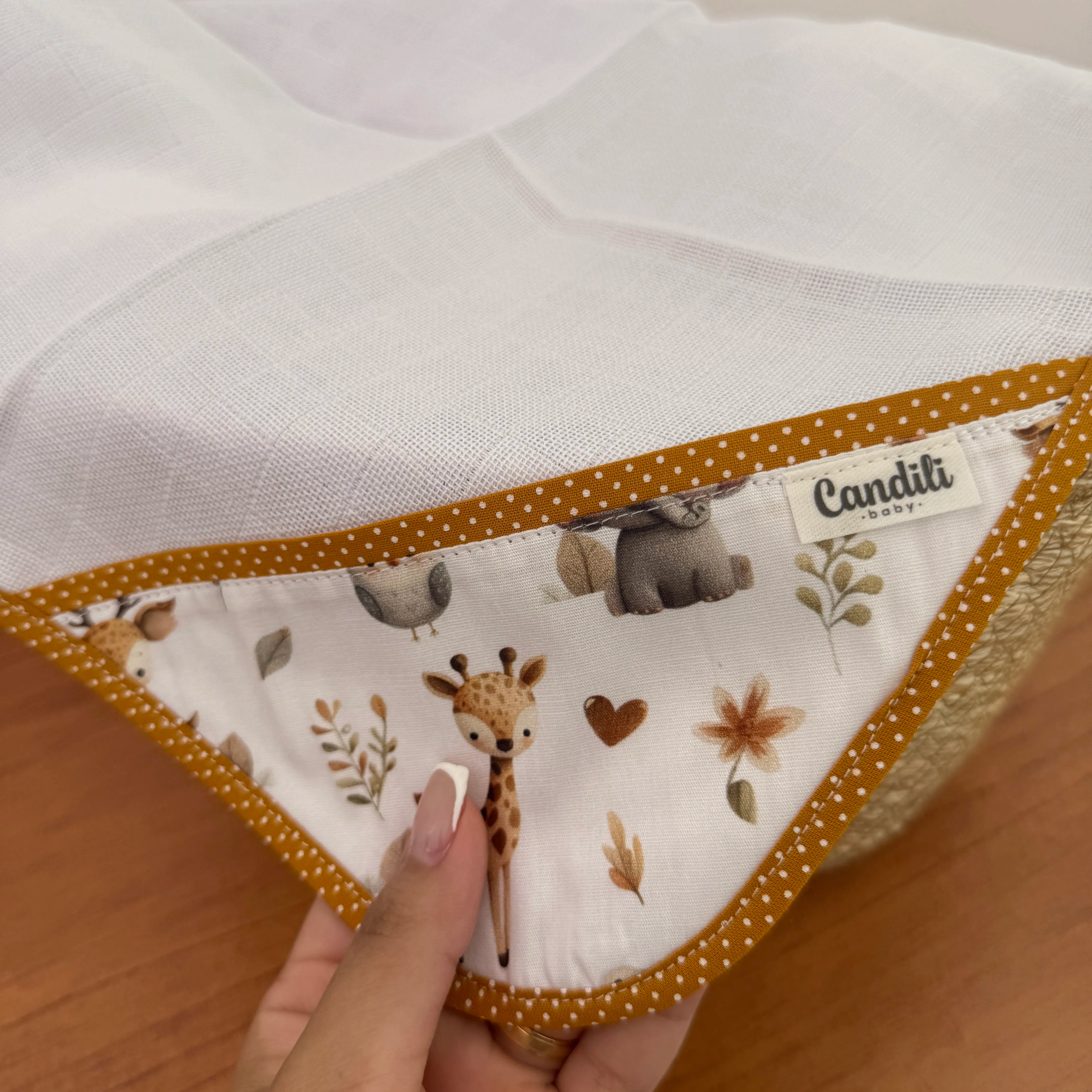 Fralda de Boca Cantinho - Bichinhos na Floresta