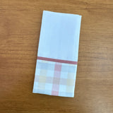 Kit Encanto 4 Peças: Fraldas de Boca e Fralda de Ombro - Xadrez Rosê Old