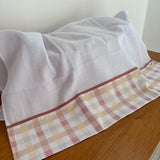 Fralda Multiuso - Xadrez Rosê Old