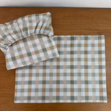 Jogo de Lençol 2 Peças - Xadrez e Cores