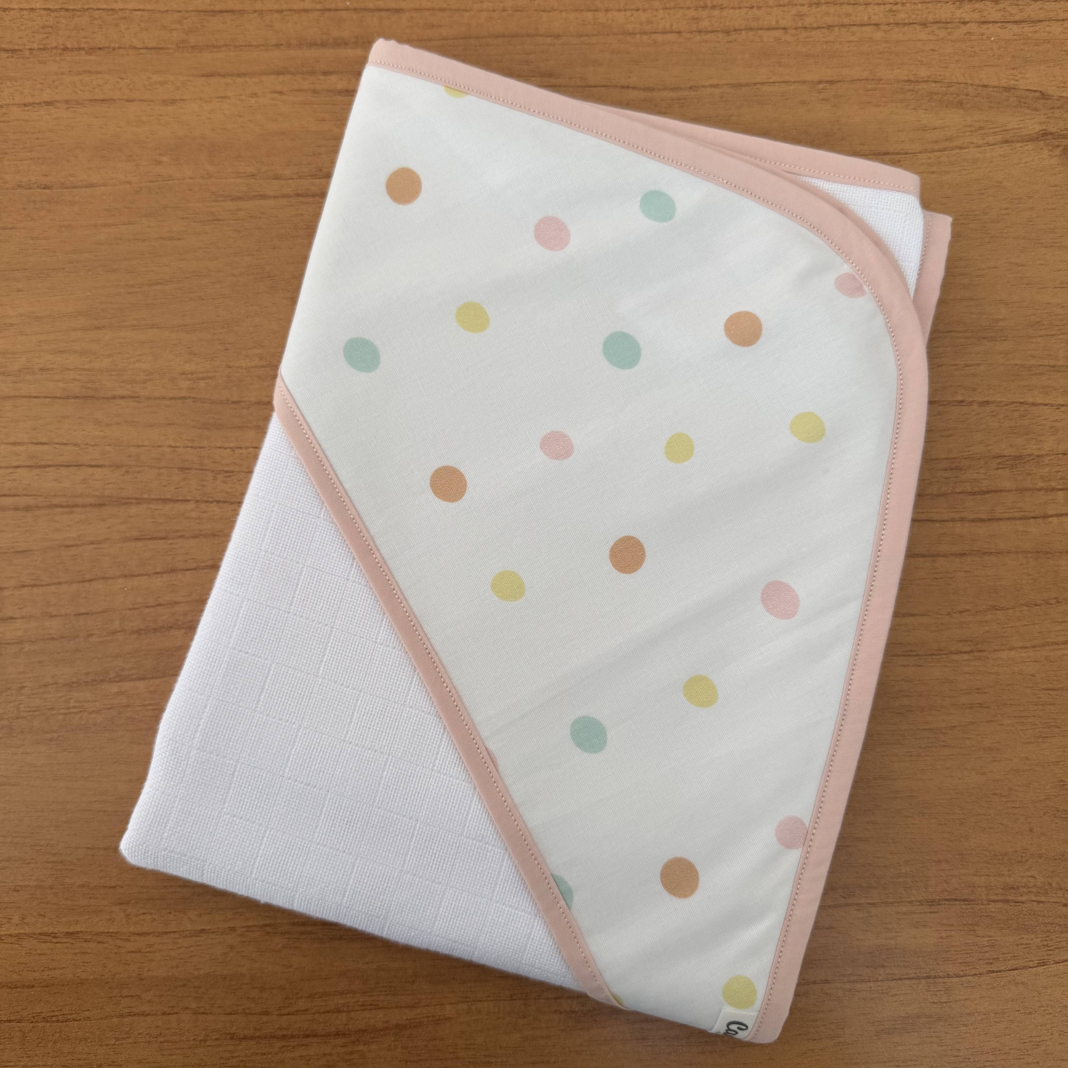 Kit Ternura 10 peças - Bolinhas Rosas