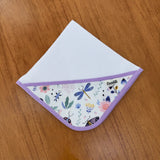 Kit Essencial 5 Peças: Fraldas de Boca, Fralda de Ombro e Fralda Multiuso - Borboletas e Libélulas