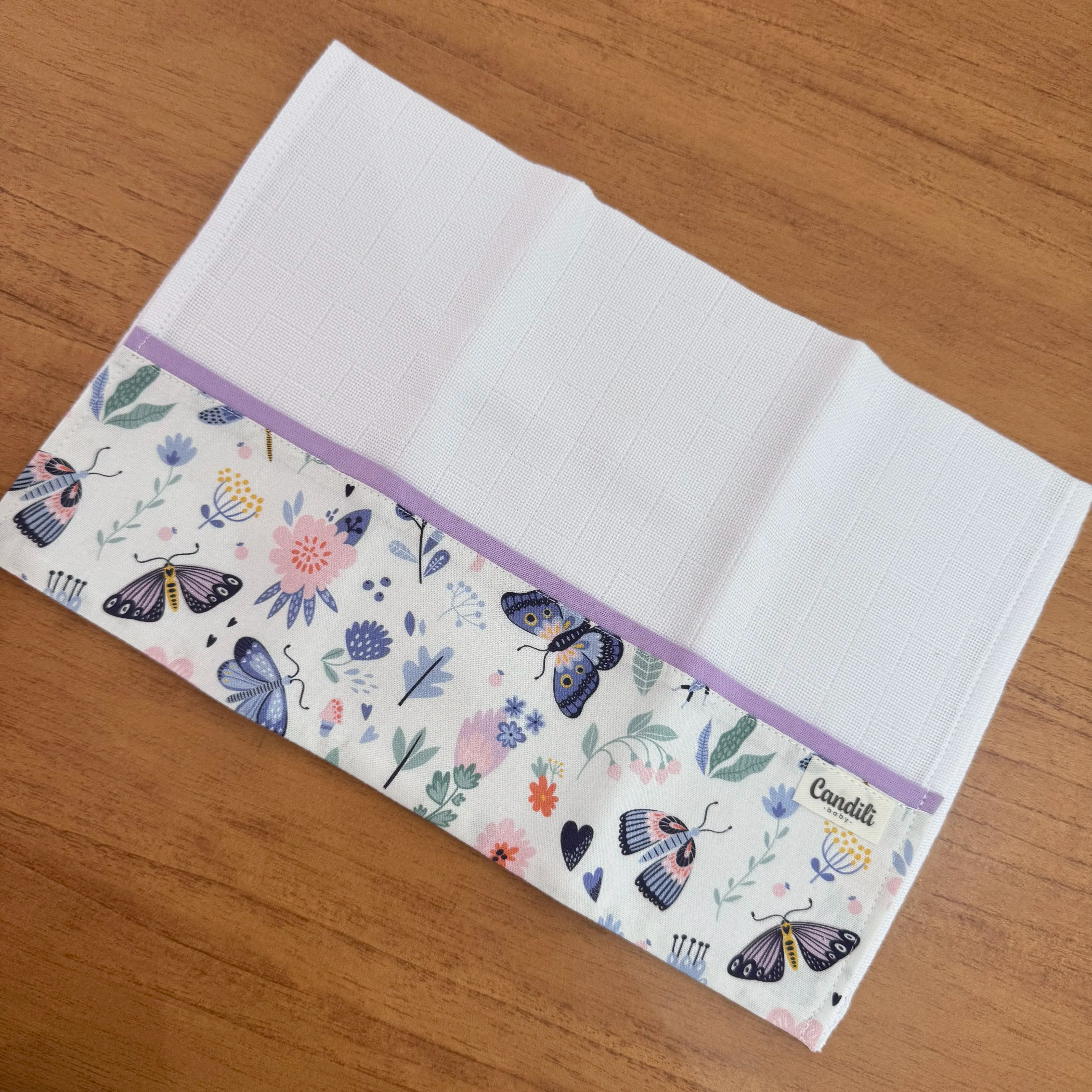 Fralda de Boca Barradinho - Borboletas e Libélulas