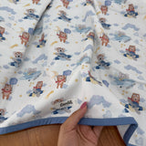 Manta Dupla Face - Ursinho Aviador