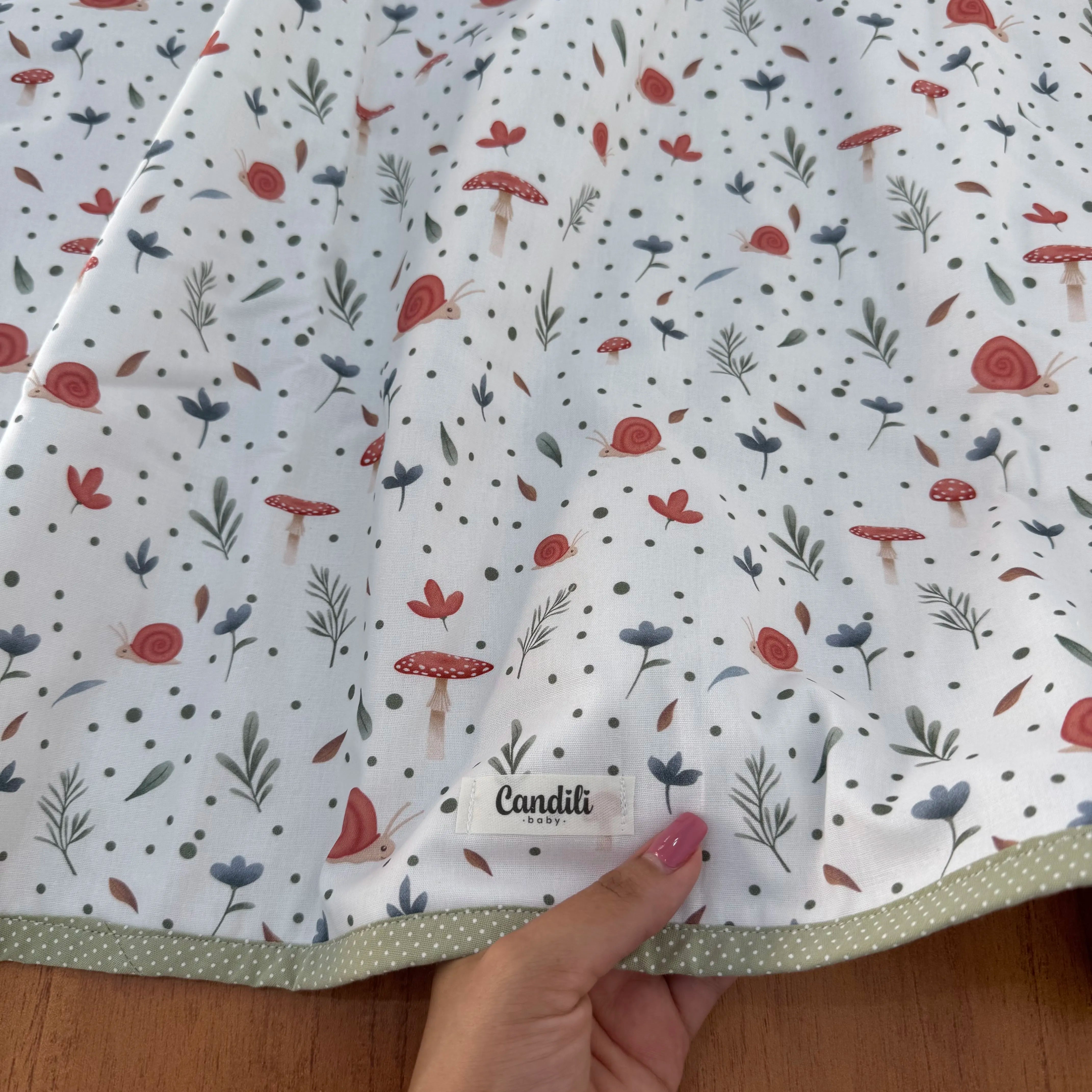 Manta Dupla Face - Caracol