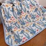 Manta Dupla Face - Fundo do Mar