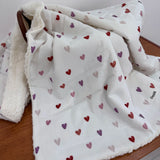 Cobertor Carneirinho - Corações