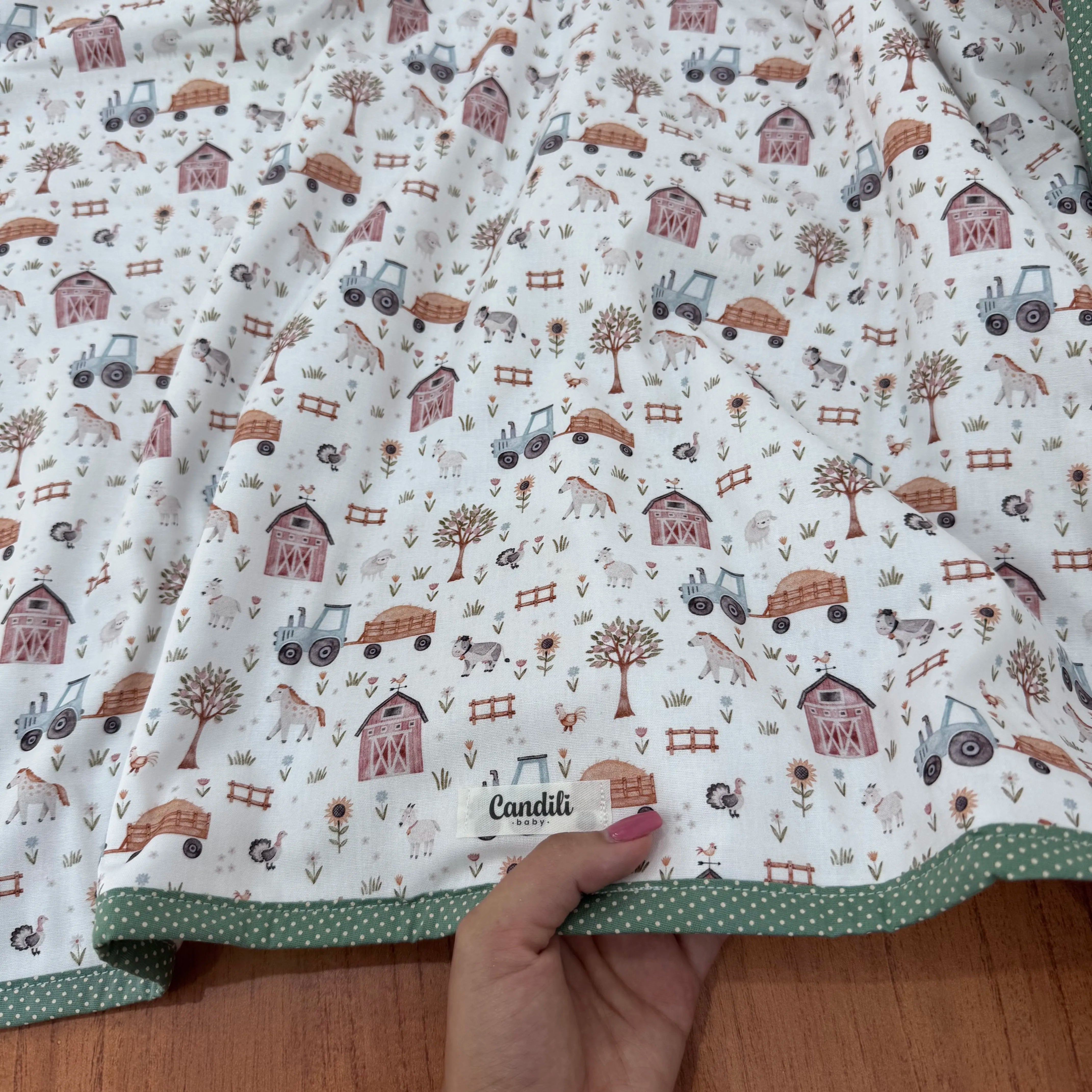 Manta Dupla Face - Fazendinha