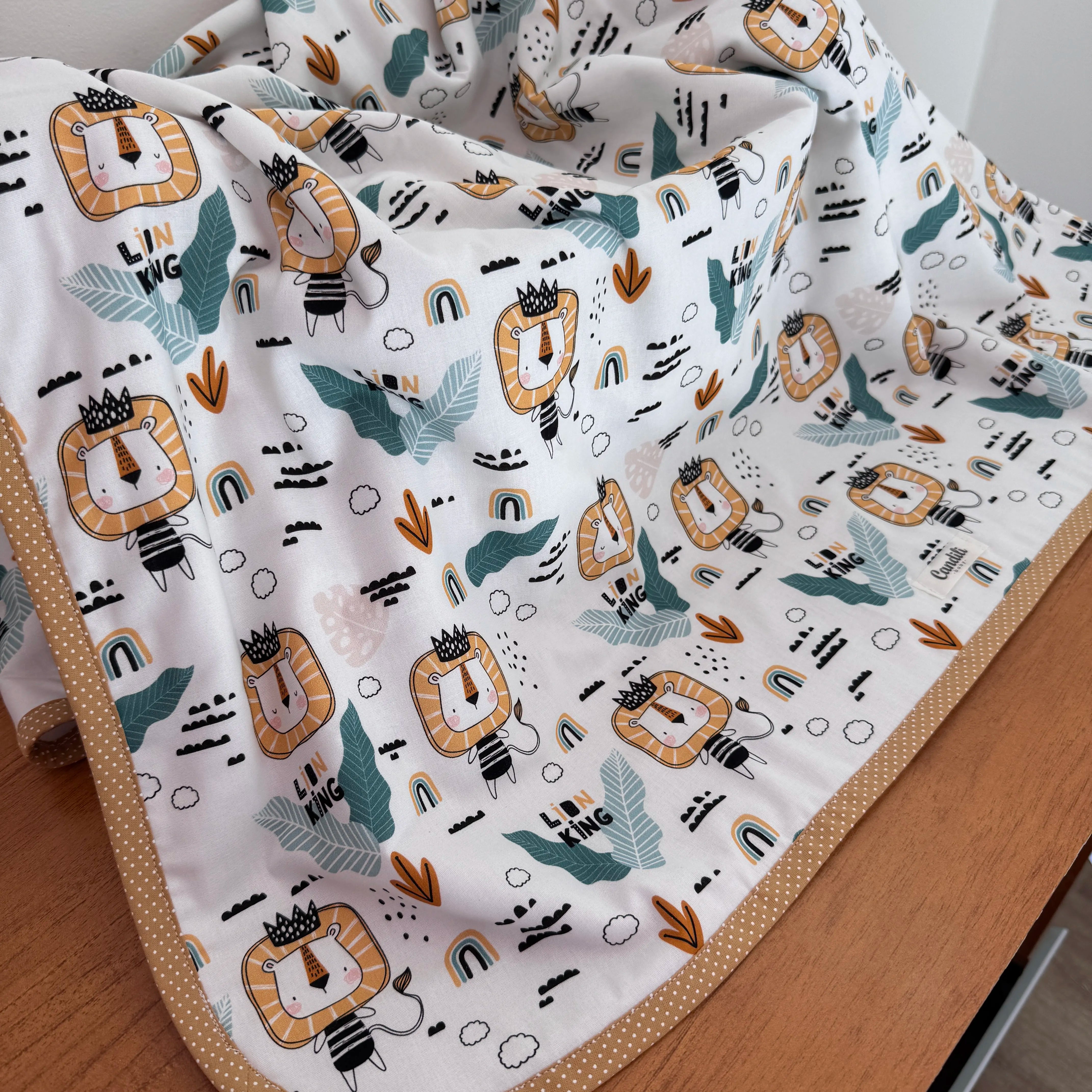 Manta Dupla Face - Rei Leão