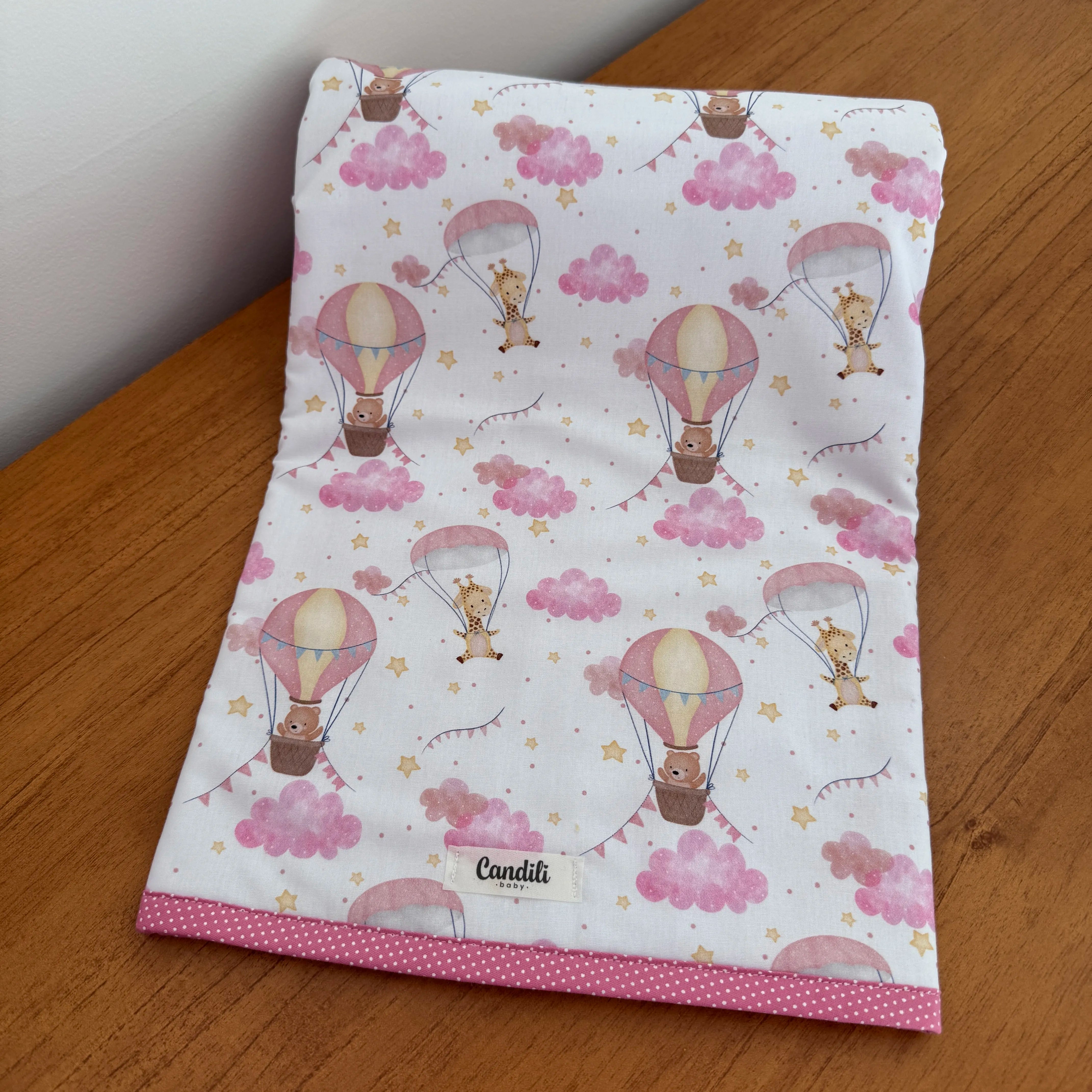 Kit Ternura 10 peças -Balões e Paraquedas Rosa