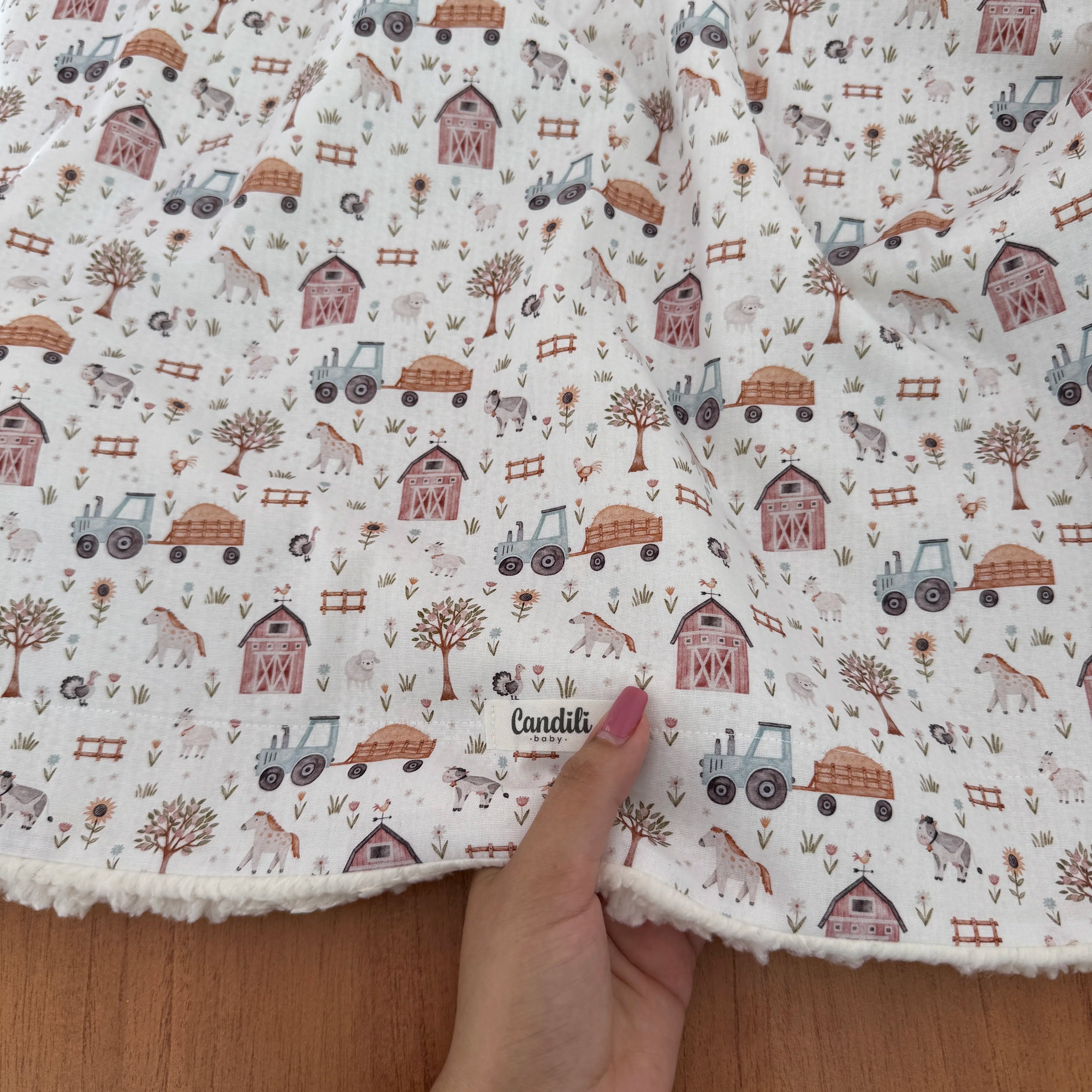 Cobertor Carneirinho - Fazendinha