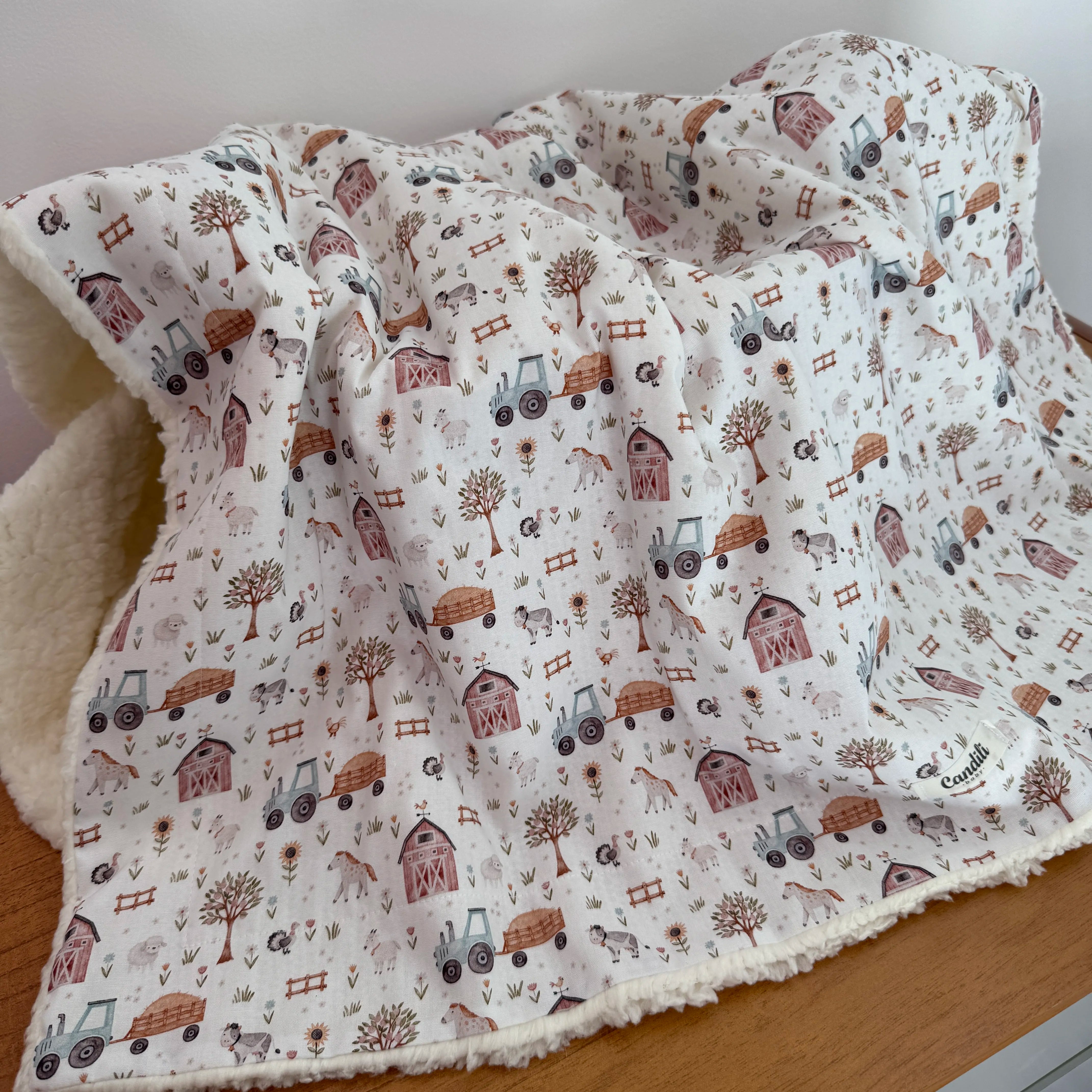 Cobertor Carneirinho - Fazendinha