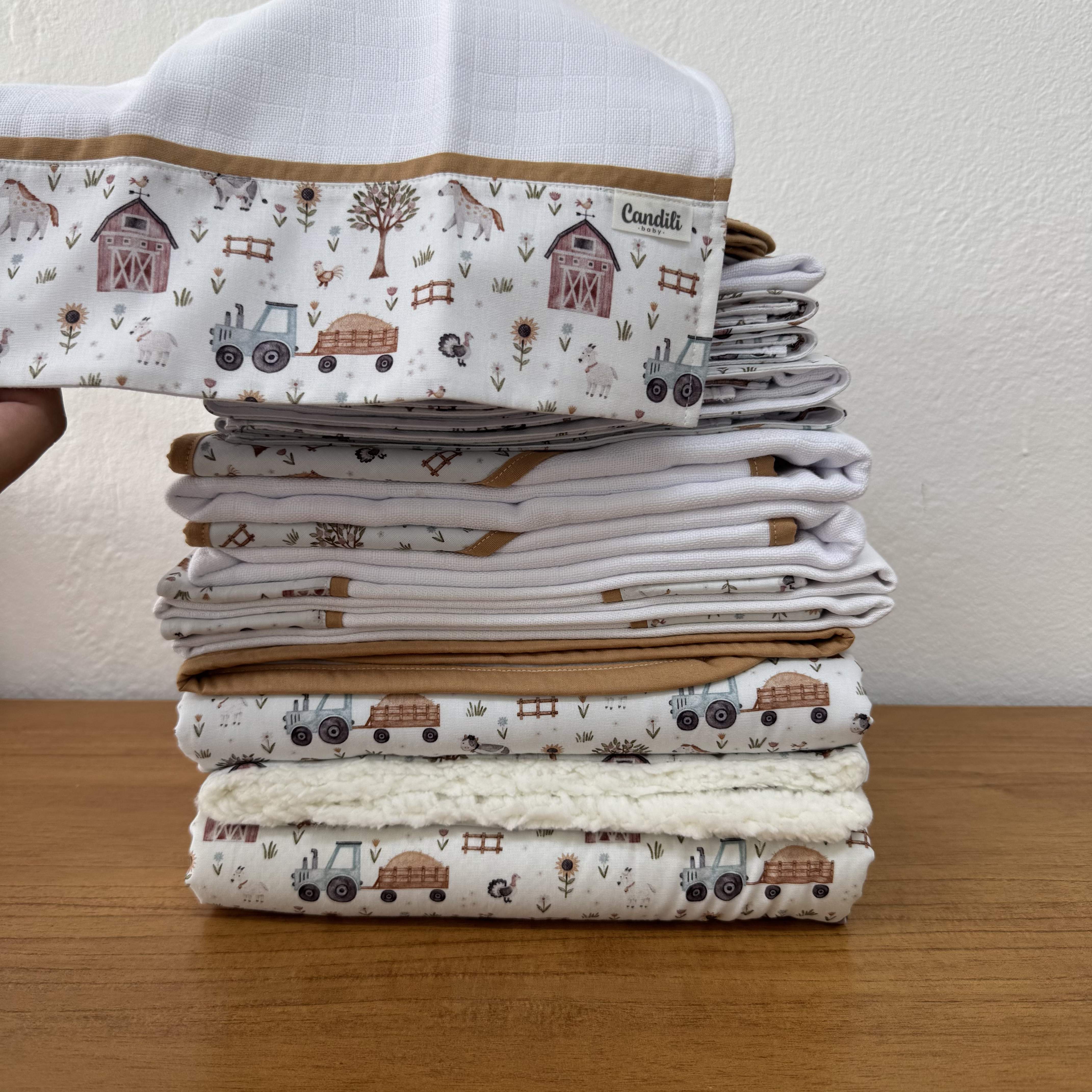 Kit Maternidade 20 peças - Fazendinha