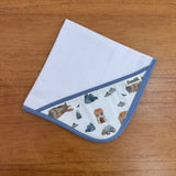 Kit Encanto 4 Peças: Fraldas de Boca e Fralda de Ombro- Carros e Montanhas