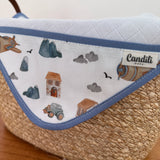 Fralda de Boca Cantinho - Carros e Montanhas