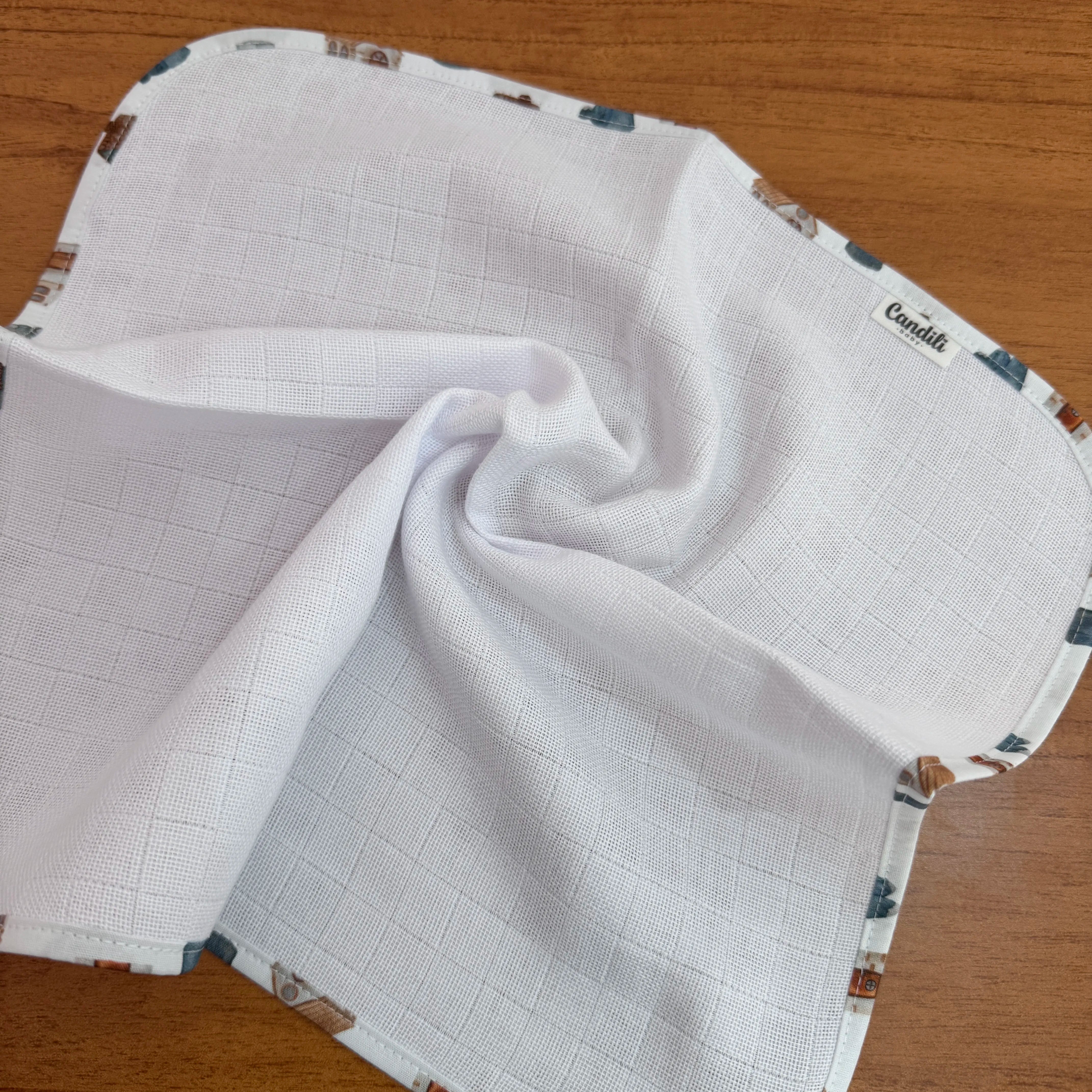 Fralda de Boca Slim - Carros e Montanhas