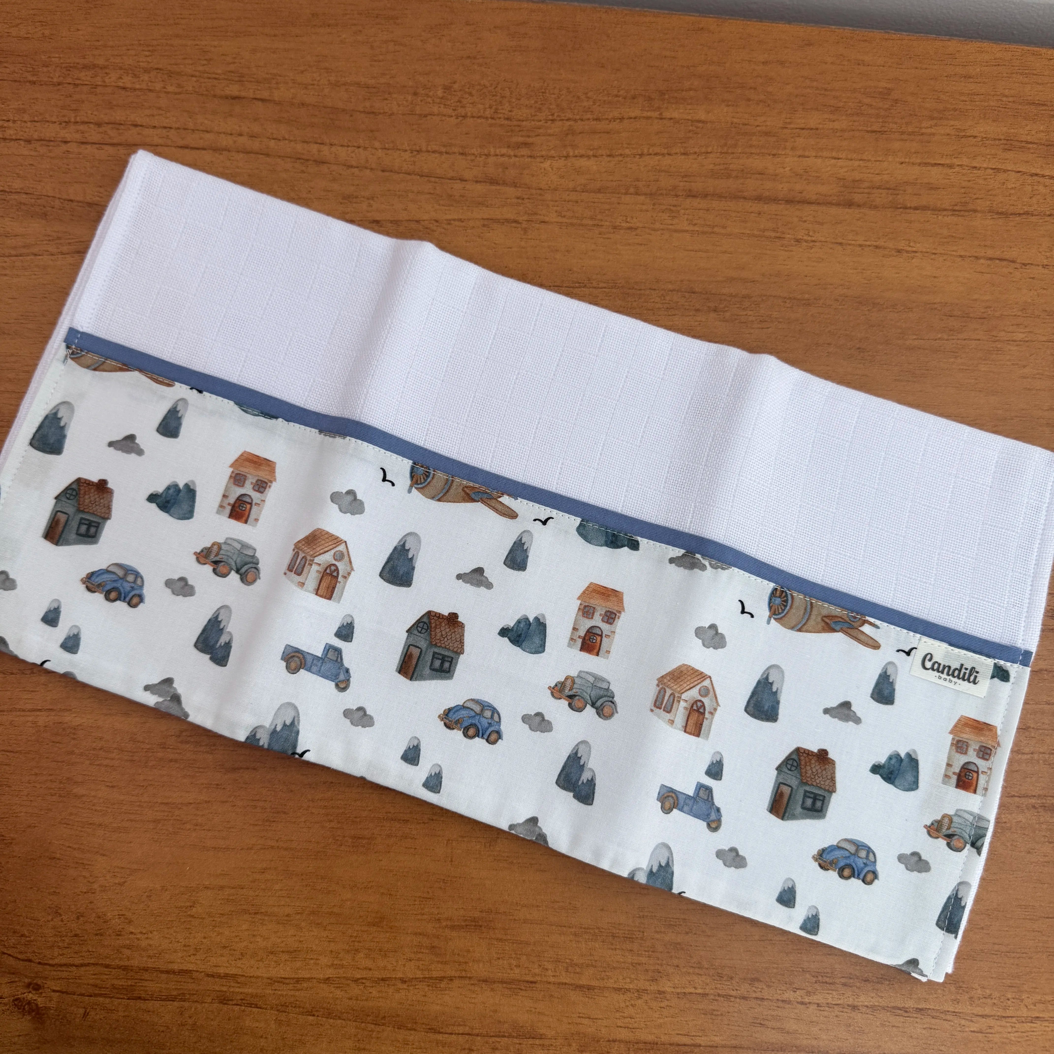 Fralda de Ombro - Carros e Montanhas