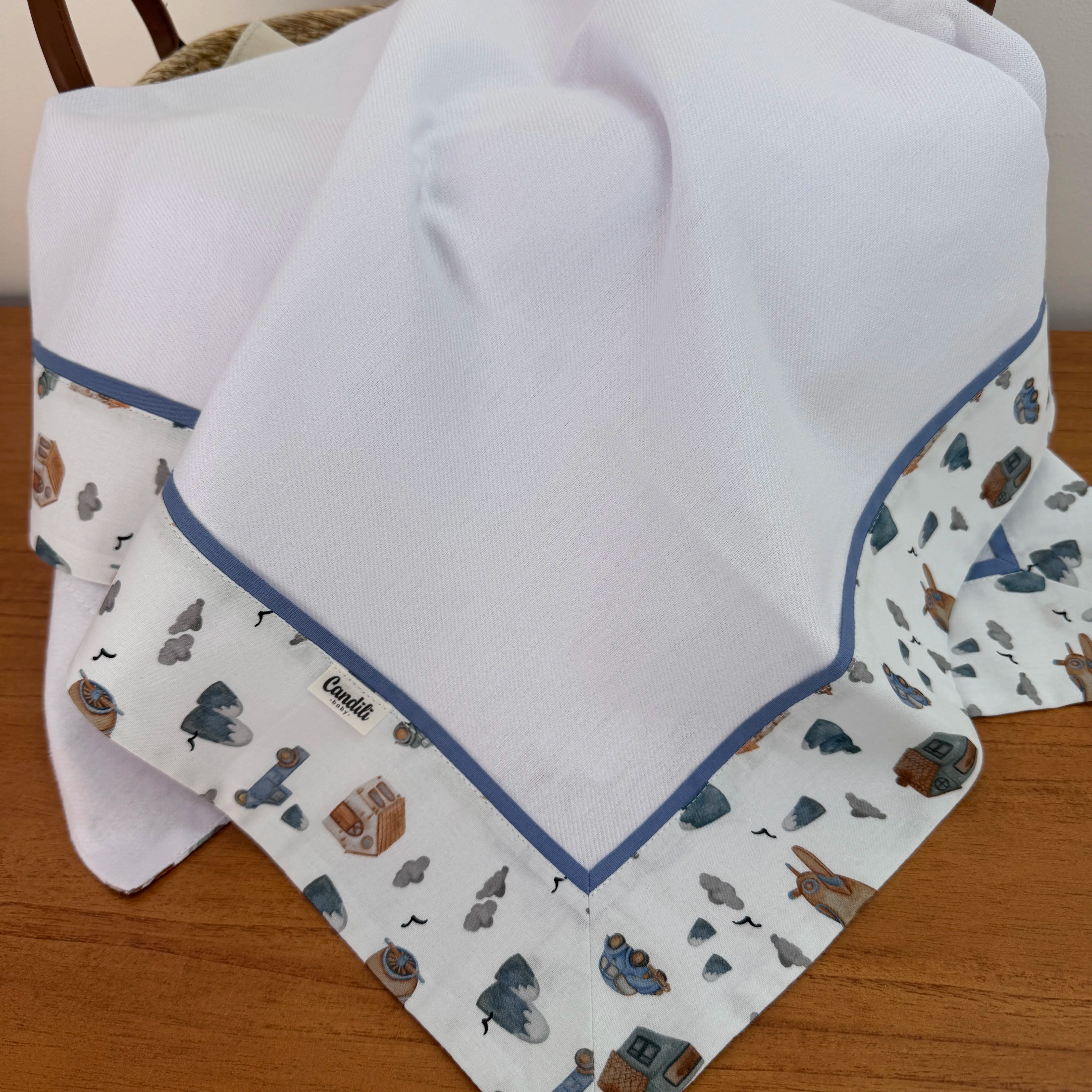 Cueiro Flanelado - Carros e Montanhas