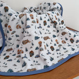 Manta Dupla Face - Carros e Montanhas