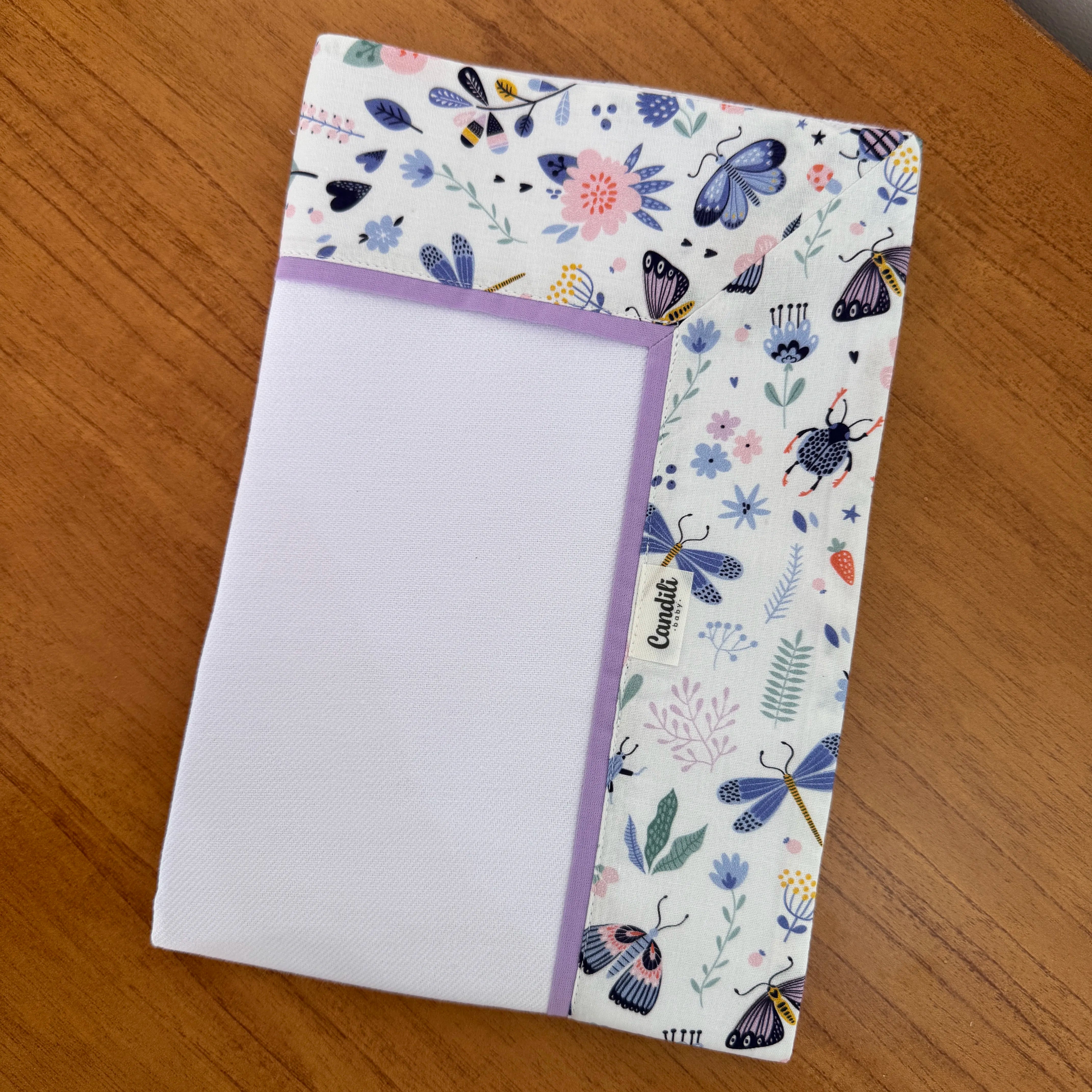 Cueiro Flanelado - Borboletas e Libélulas