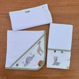 Kit Fraldas de Boca 3 Peças - Safari Banho de Sol