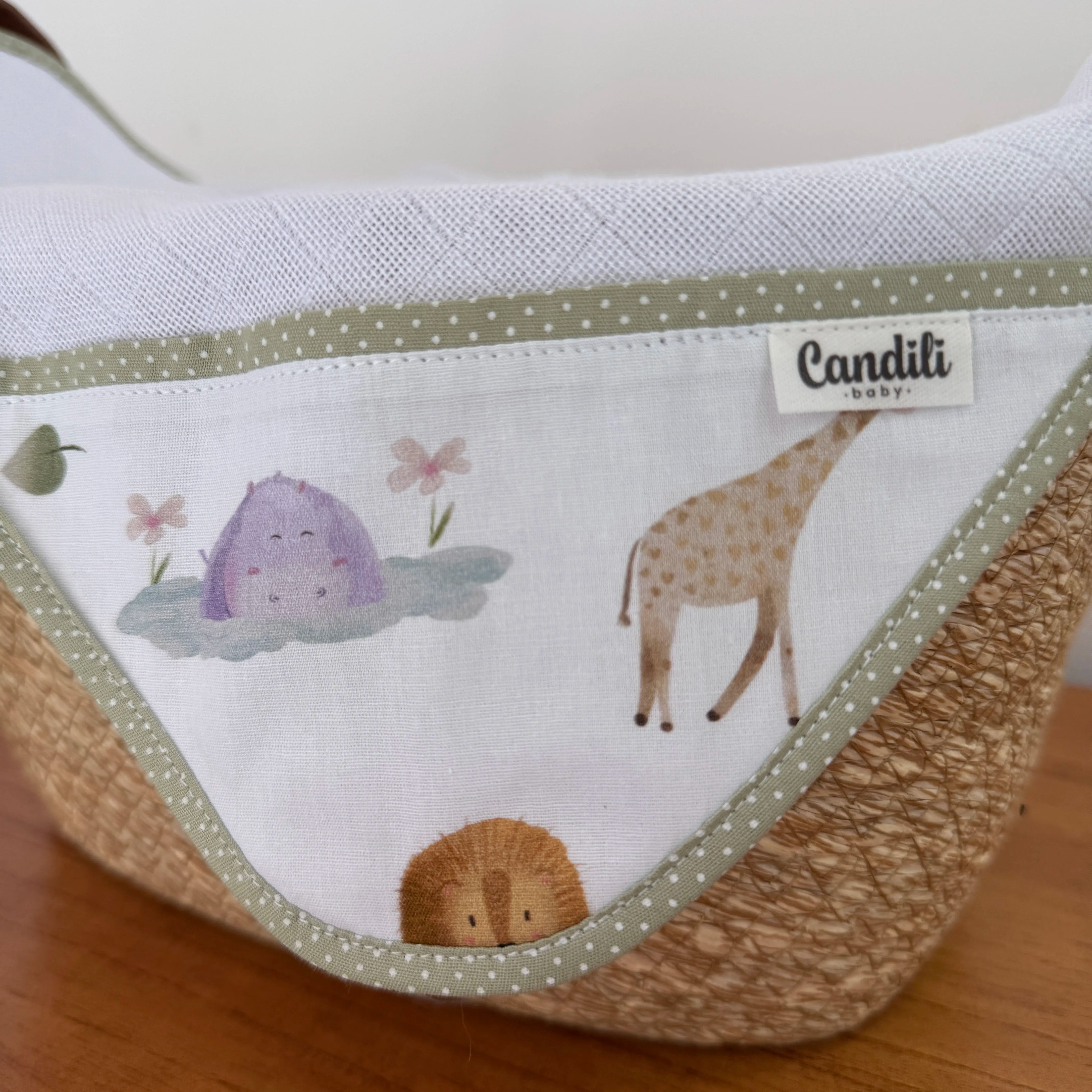 Fralda de Boca Cantinho - Safari Banho de Sol