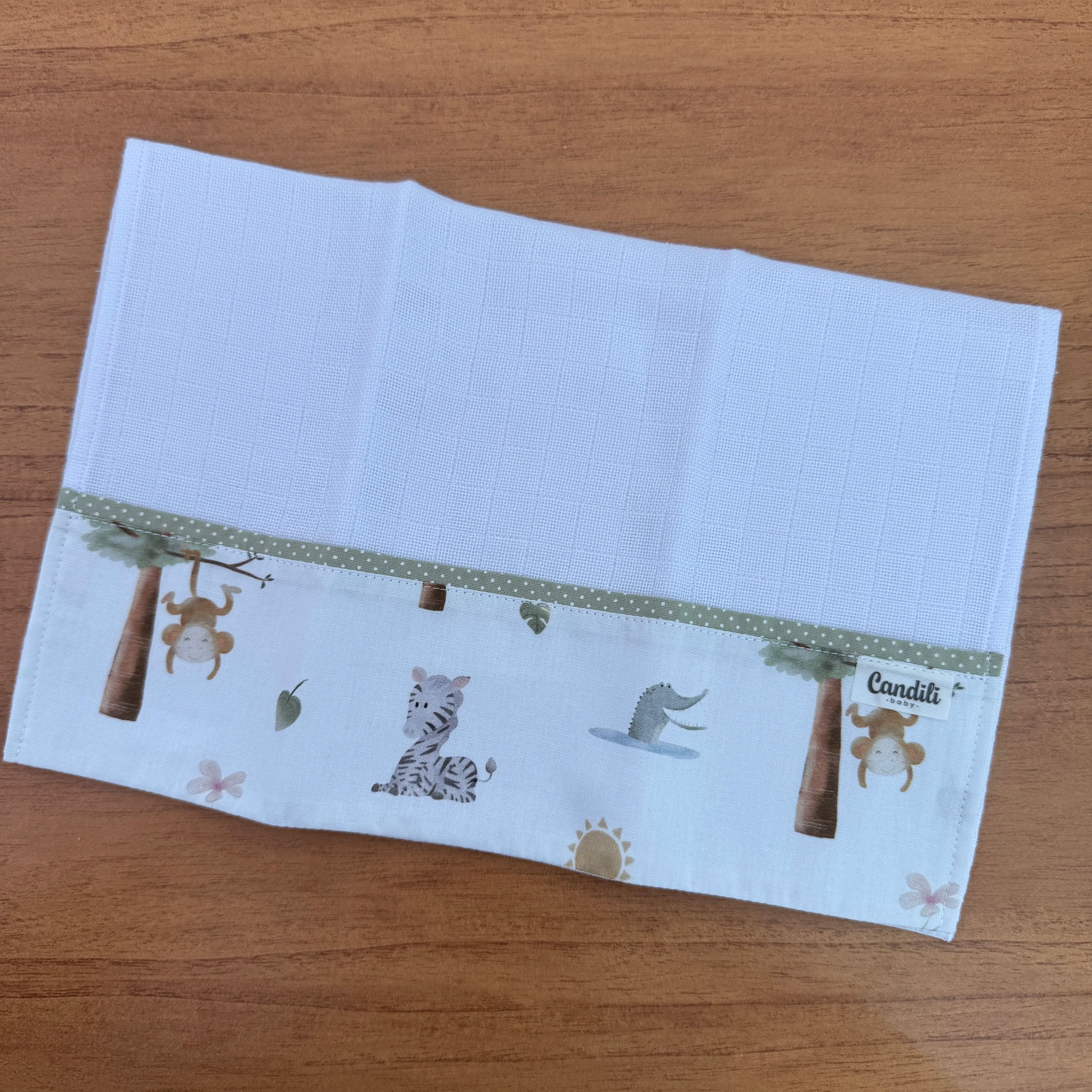 Fralda de Boca Barradinho - Safari Banho de Sol