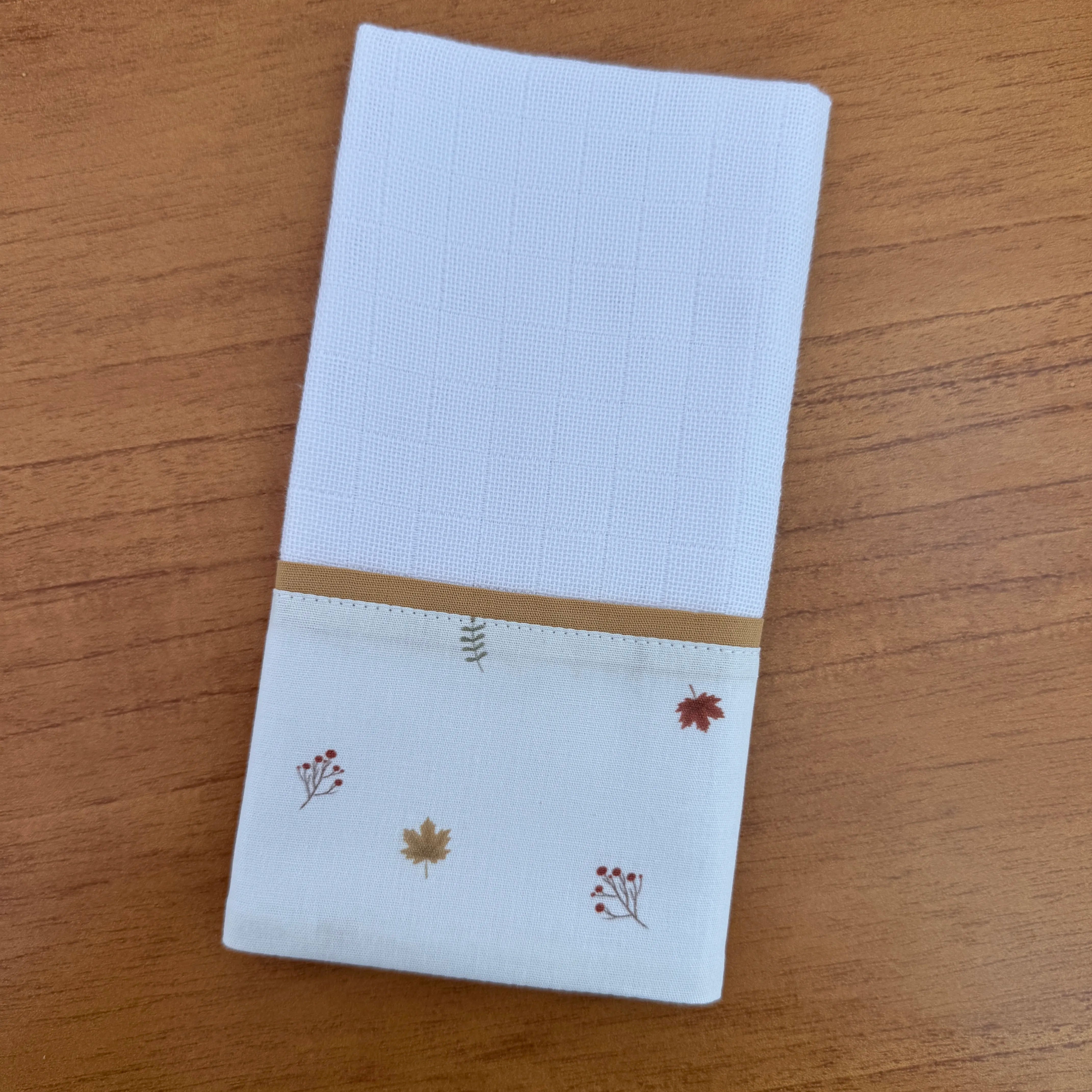 Fralda de Boca Barradinho - Folhas de Outono