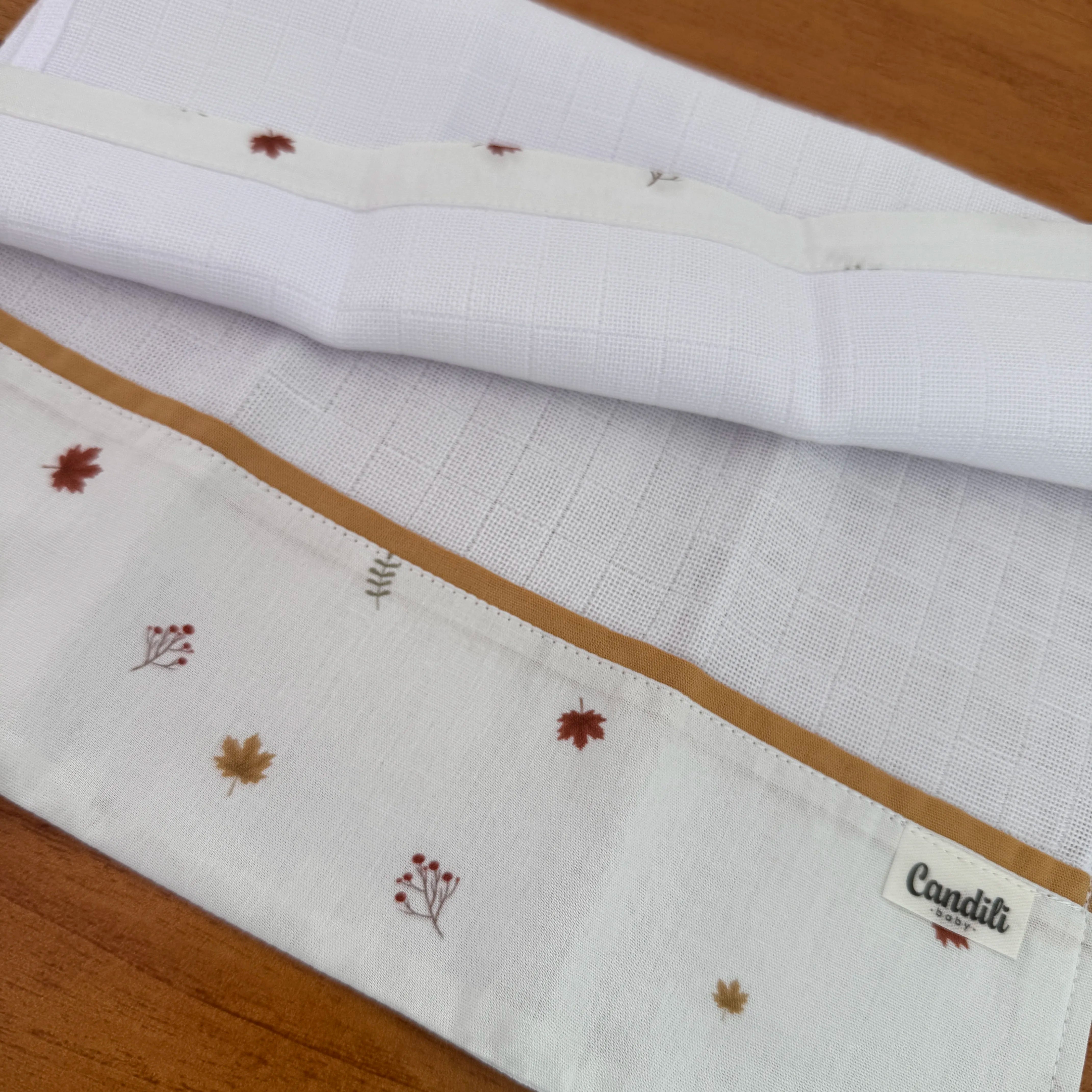 Fralda de Boca Barradinho - Folhas de Outono