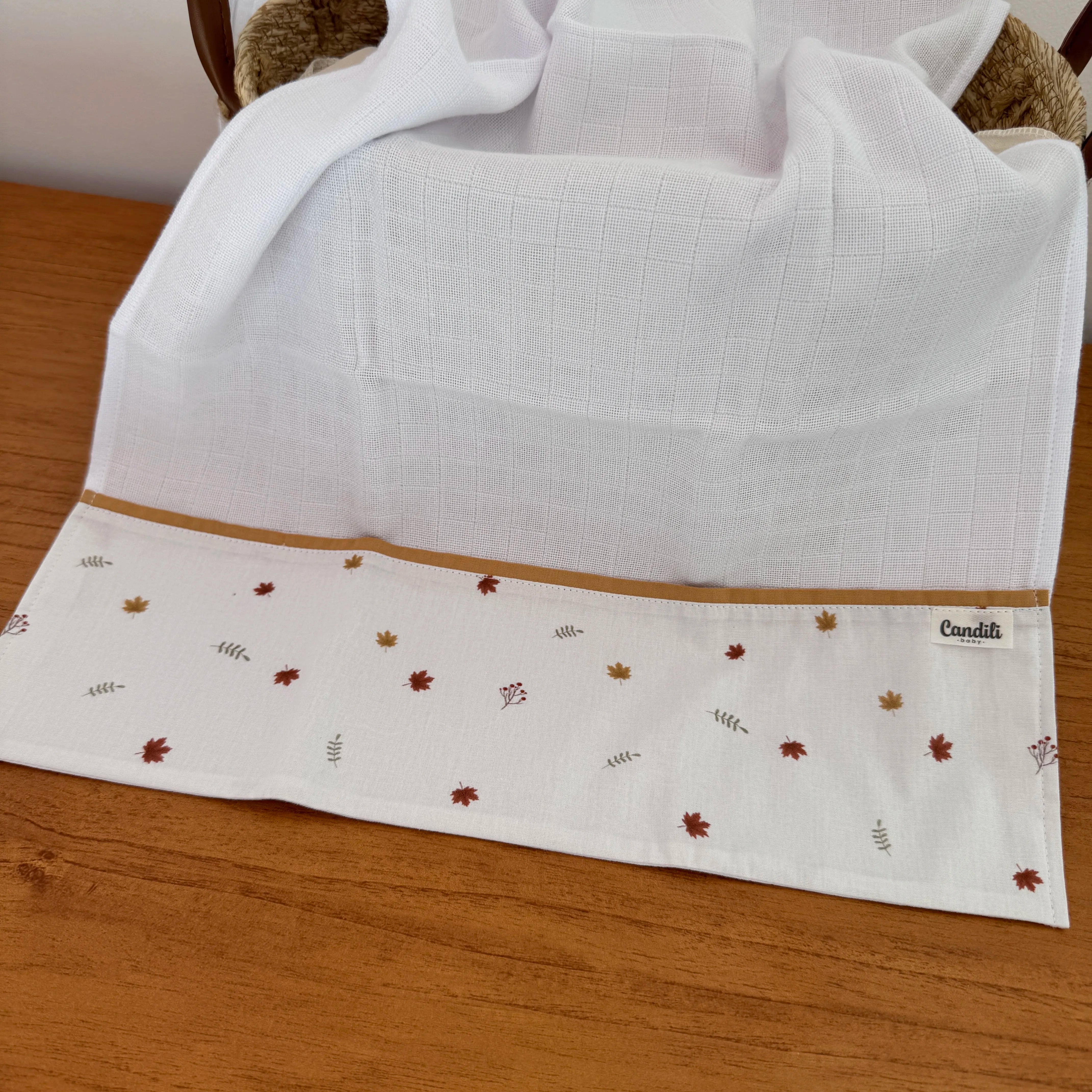 Fralda de Ombro - Folhas de Outono