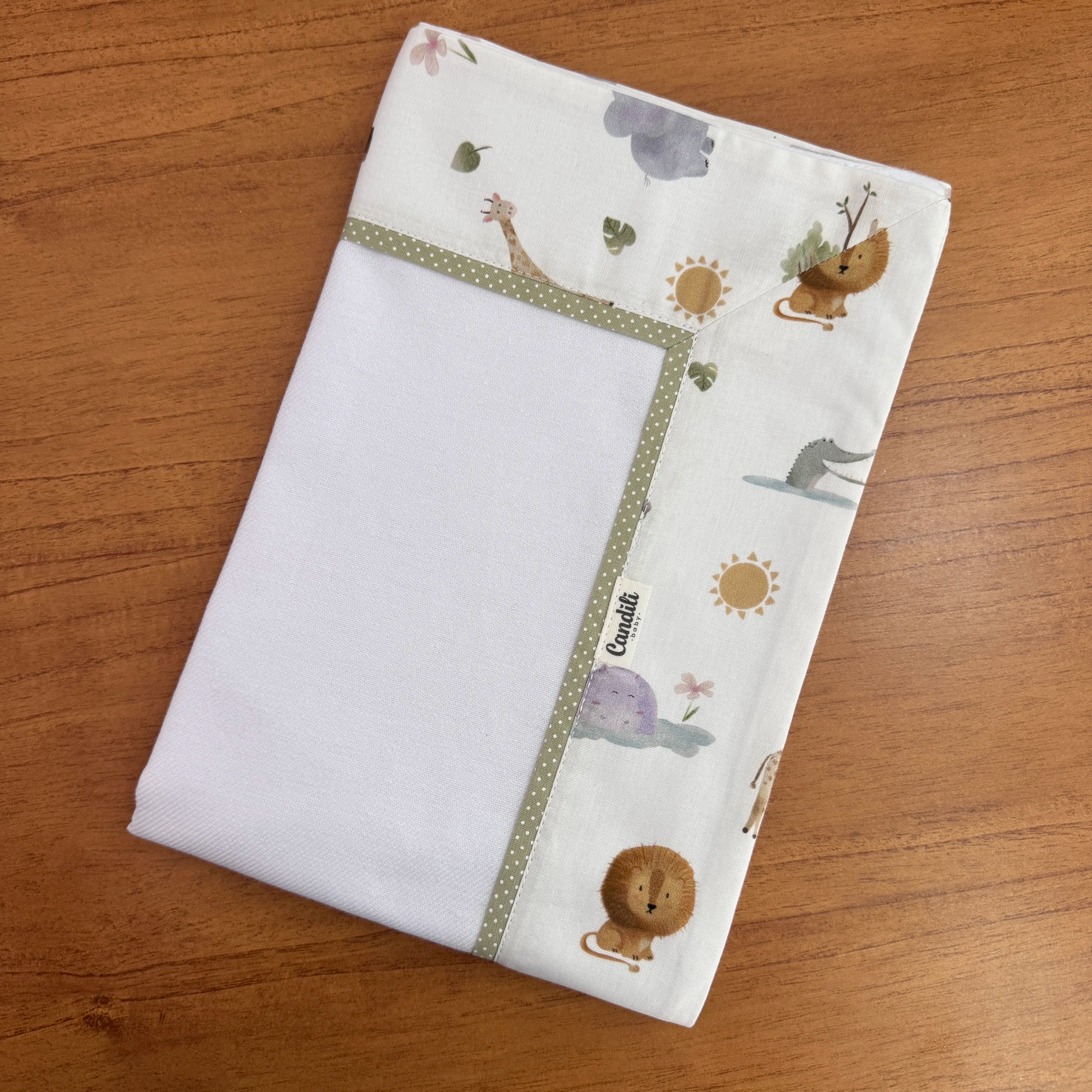 Cueiro Flanelado - Safari Banho de Sol