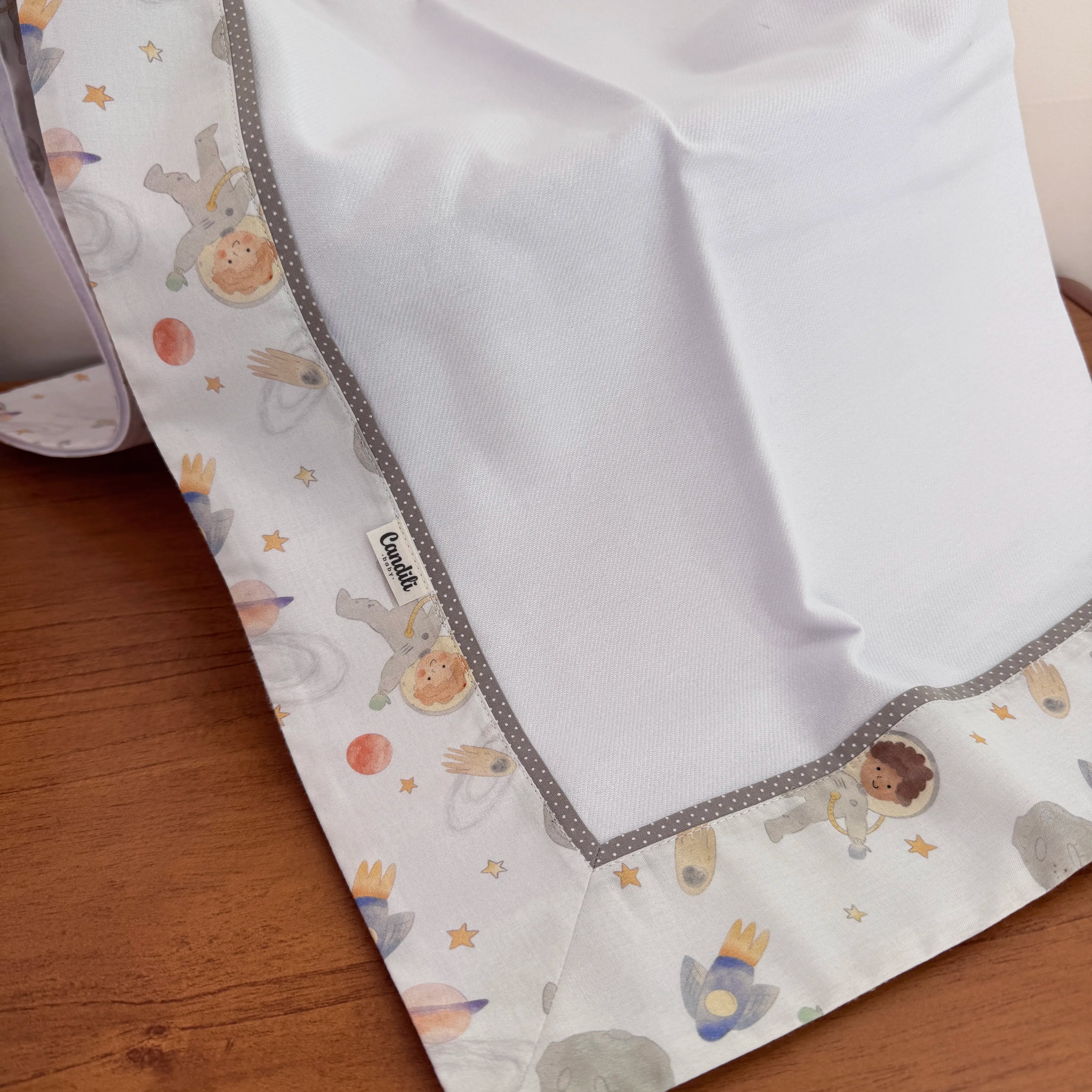 Cueiro Flanelado - Pequeno Astronauta