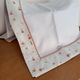 Cueiro Flanelado - Flores e Folhas