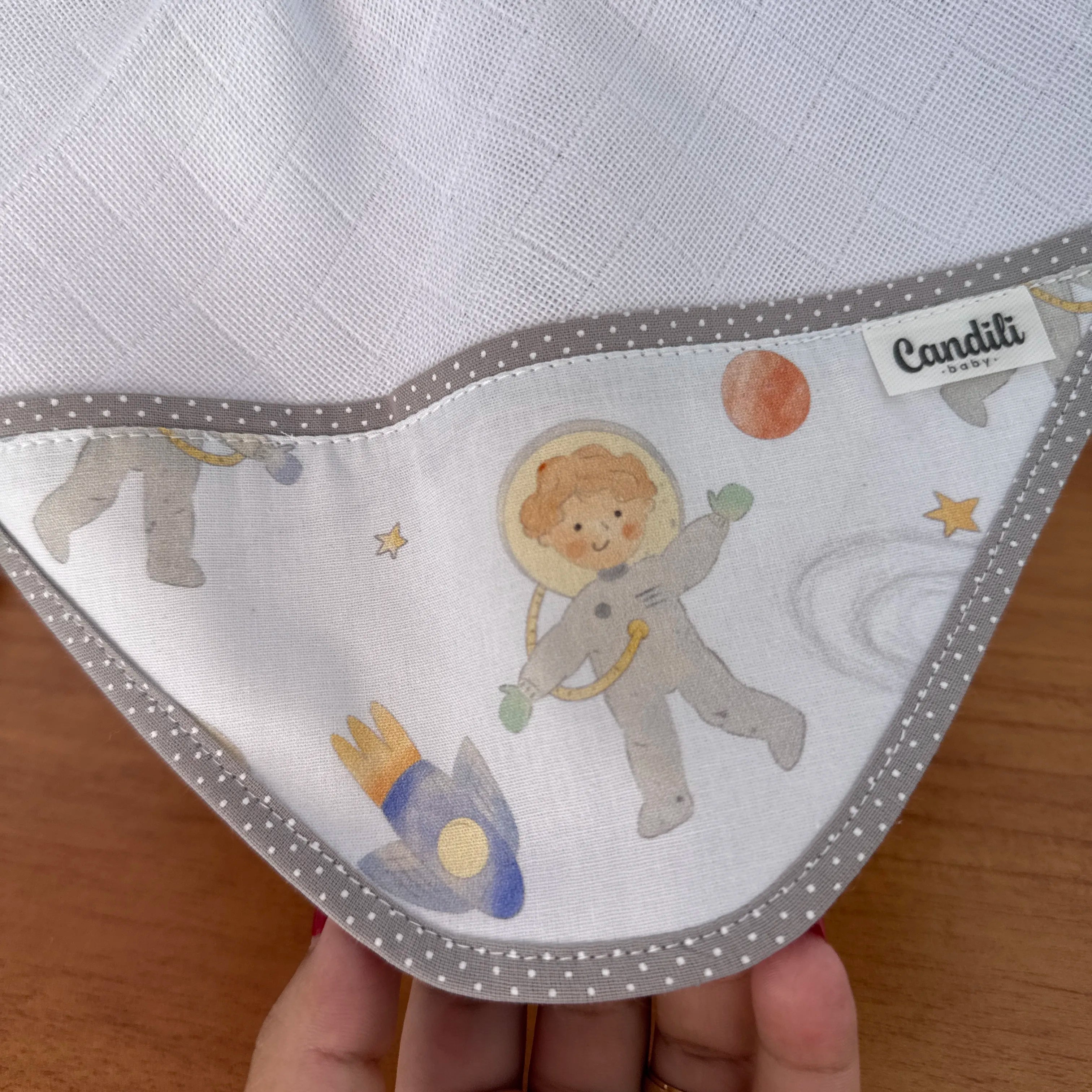 Fralda de Boca Cantinho - Pequeno Astronauta