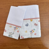 Kit Amamentação 2 Peças: Fralda de Ombro e Fralda de Boca - Elefantinha