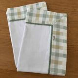 Kit Maternidade 20 peças - Xadrez Verde