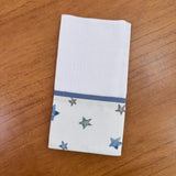 Kit Afeto 6 Peças: Fraldas de Boca, Fralda de Ombro, Fralda Multiuso e Toalha de Banho - Estrelas