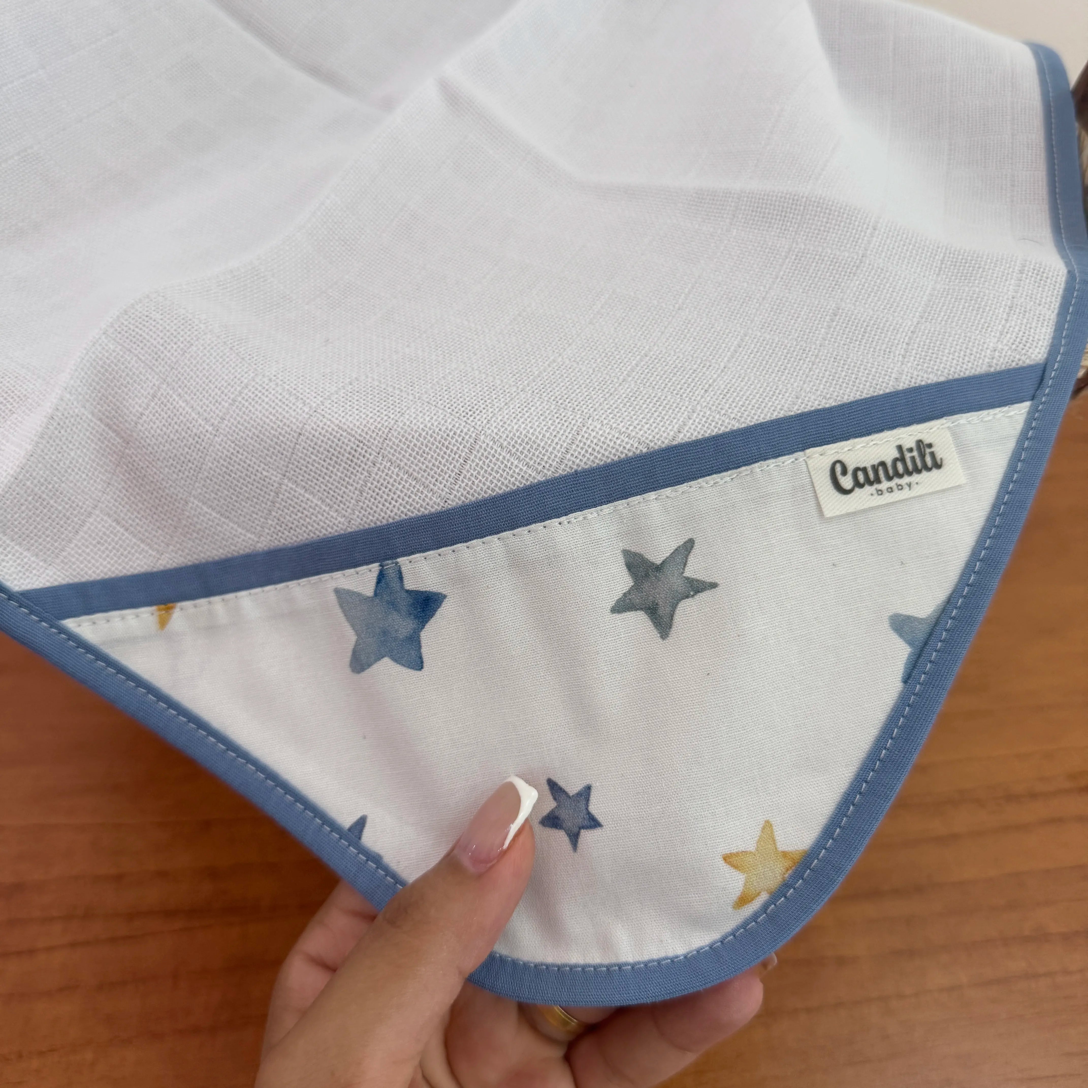 Fralda de Boca Cantinho - Estrelas