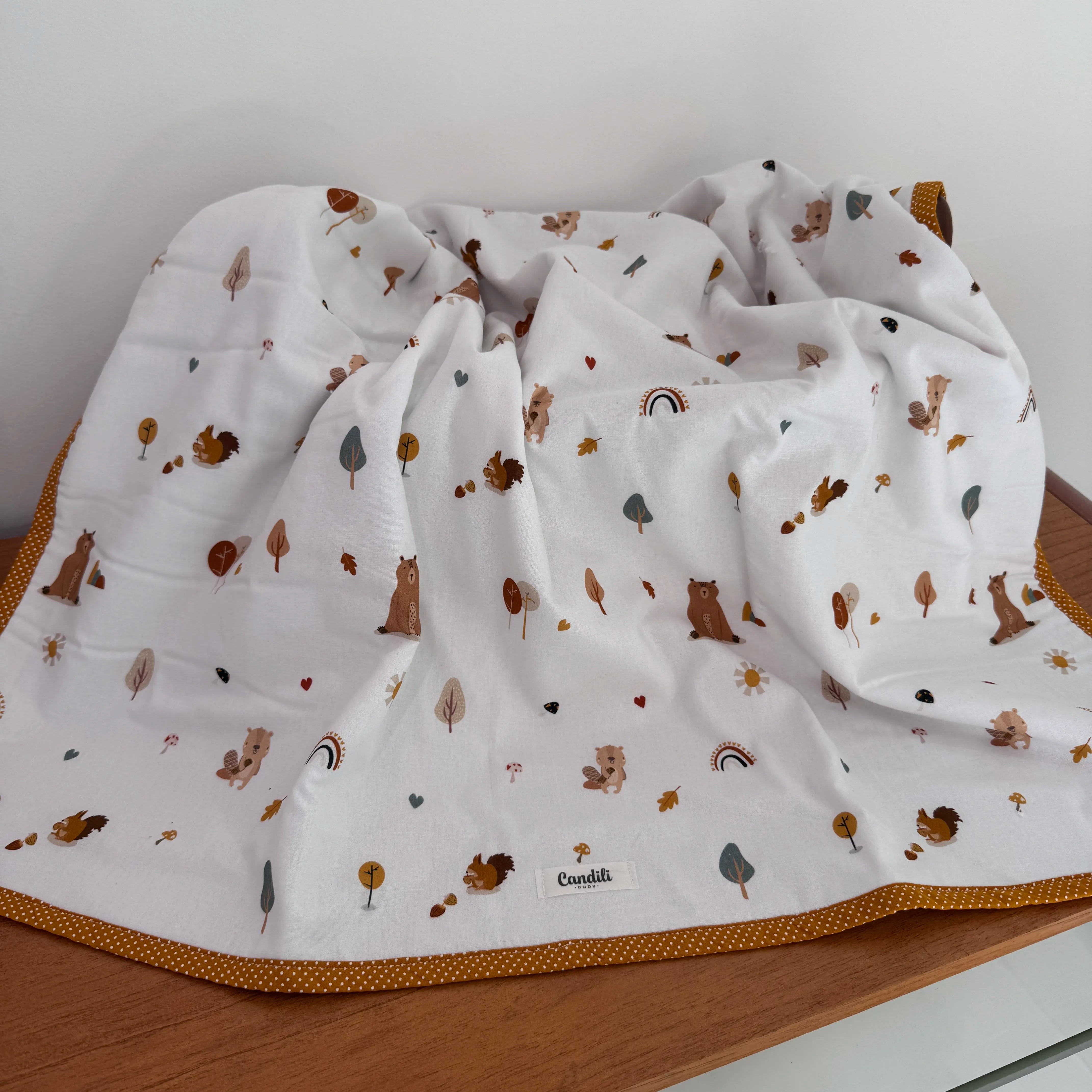 Manta Dupla Face - Amigos do Urso