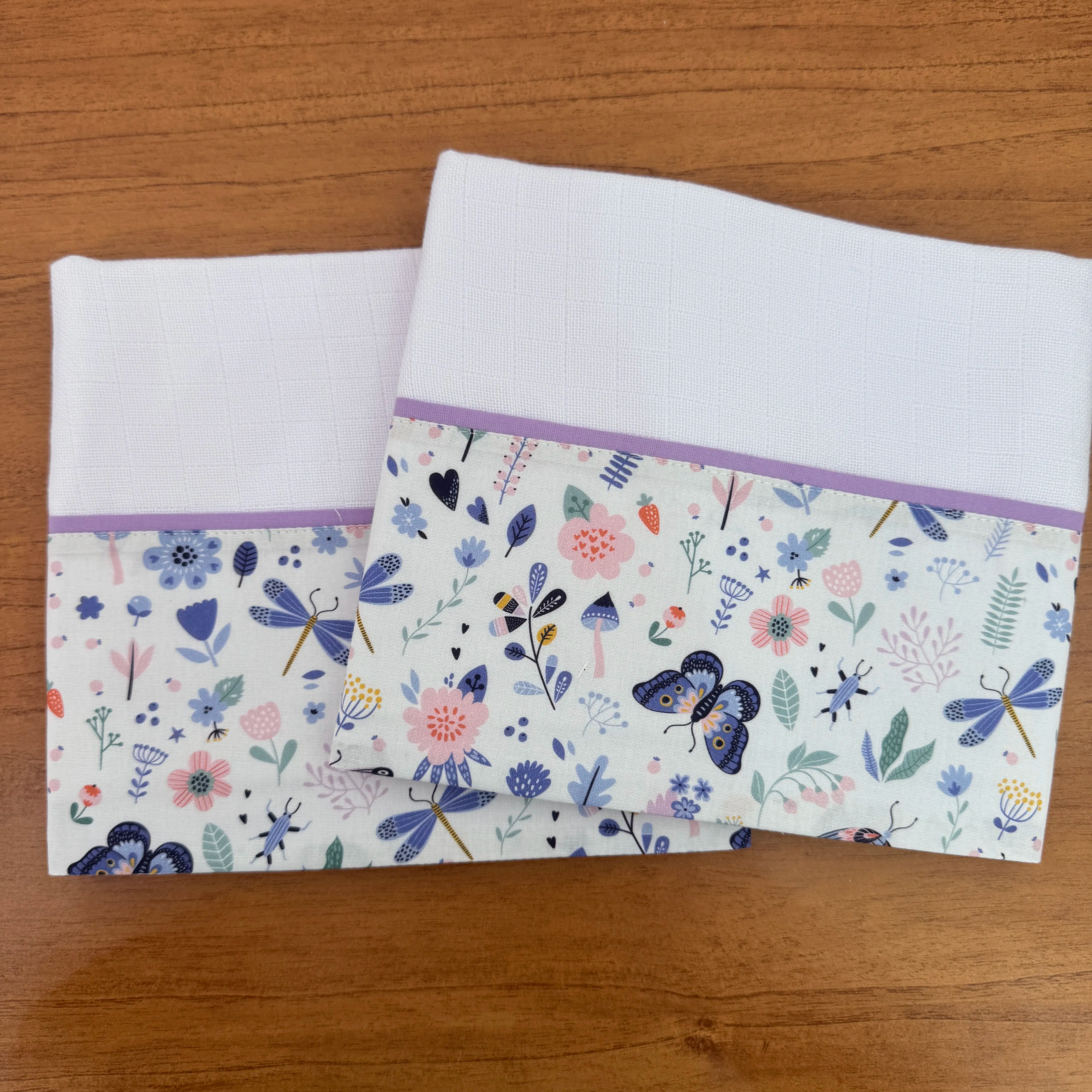 Kit Maternidade 20 peças - Borboletas e Libélulas