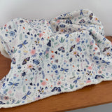 Cobertor Carneirinho - Borboletas e Libélulas