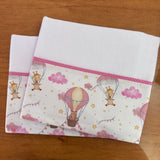 Kit Ternura 10 peças -Balões e Paraquedas Rosa