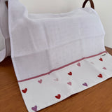 Fralda de Ombro - Corações