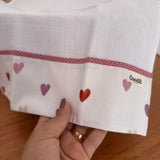 Fralda de Boca Barradinho - Corações