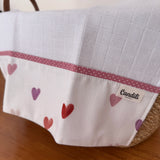 Fralda de Boca Barradinho - Corações