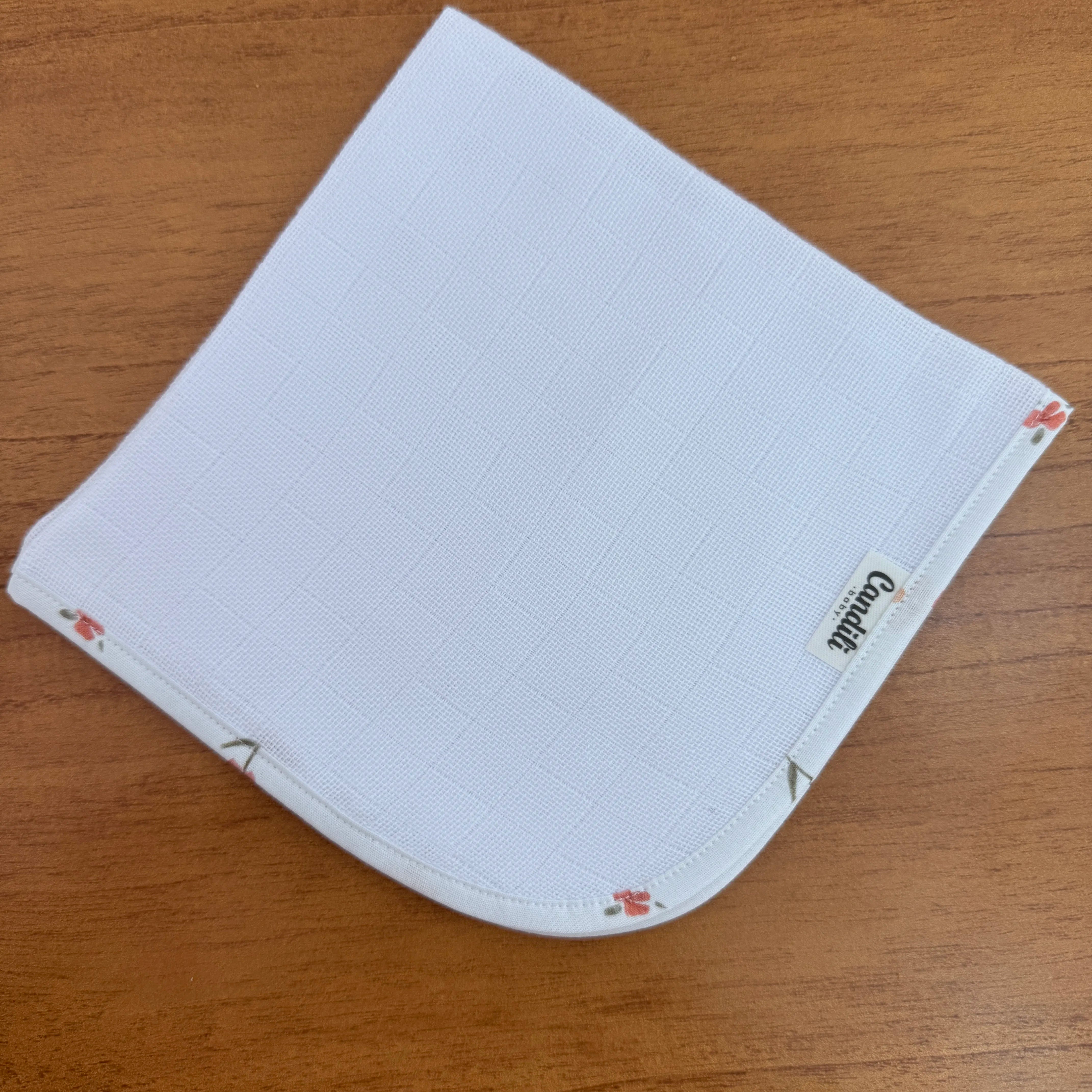 Fralda de Boca Slim - Flores e Folhas