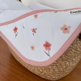 Fralda de Boca Cantinho - Flores e Folhas