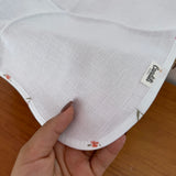 Fralda de Boca Slim - Flores e Folhas