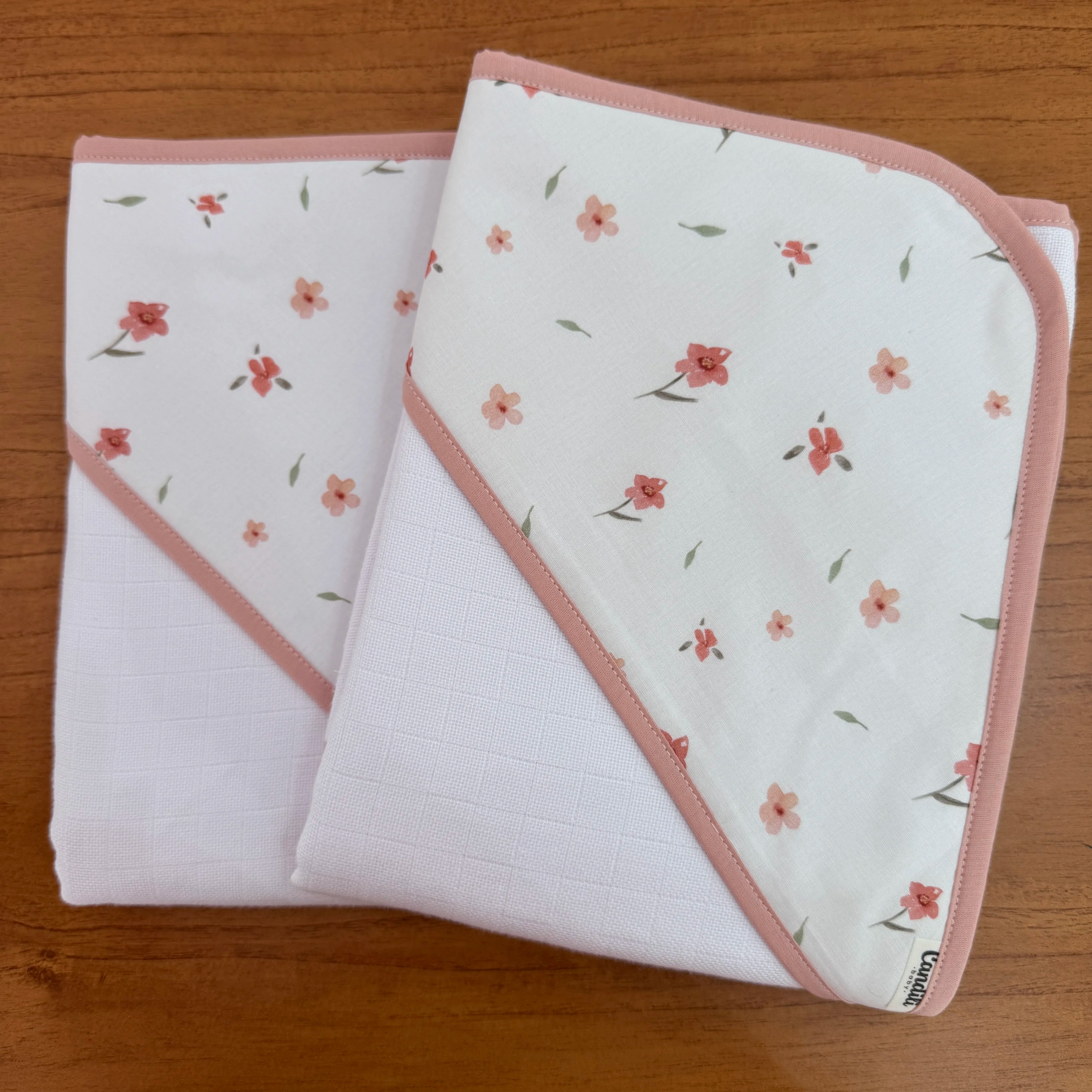 Kit Maternidade 20 peças - Flores e Folhas